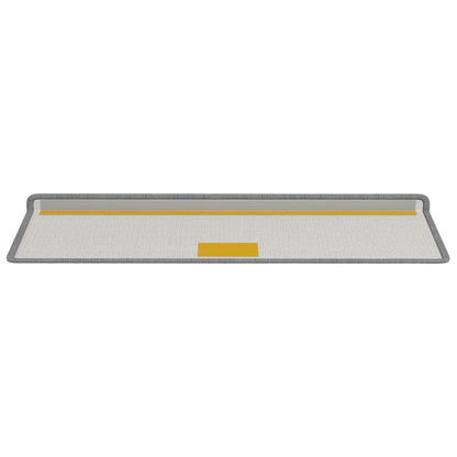 vidaXL Self-adhesive Stair Mats 15 pcs 65 x 21 x 4 cm Non-Slip Grey 6