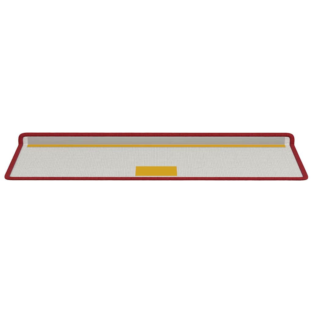 vidaXL Self-adhesive Stair Mats 15 pcs 65 x 21 x 4 cm Non-Slip Red 6