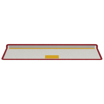 vidaXL Self-adhesive Stair Mats 15 pcs 65 x 21 x 4 cm Non-Slip Red 6