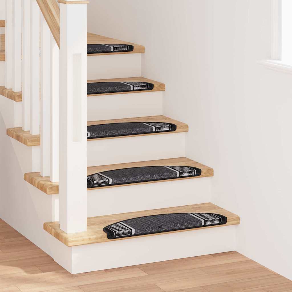 vidaXL Self-adhesive Stair Mats 15 pcs 65 x 21 x 4 cm Non-Slip 1