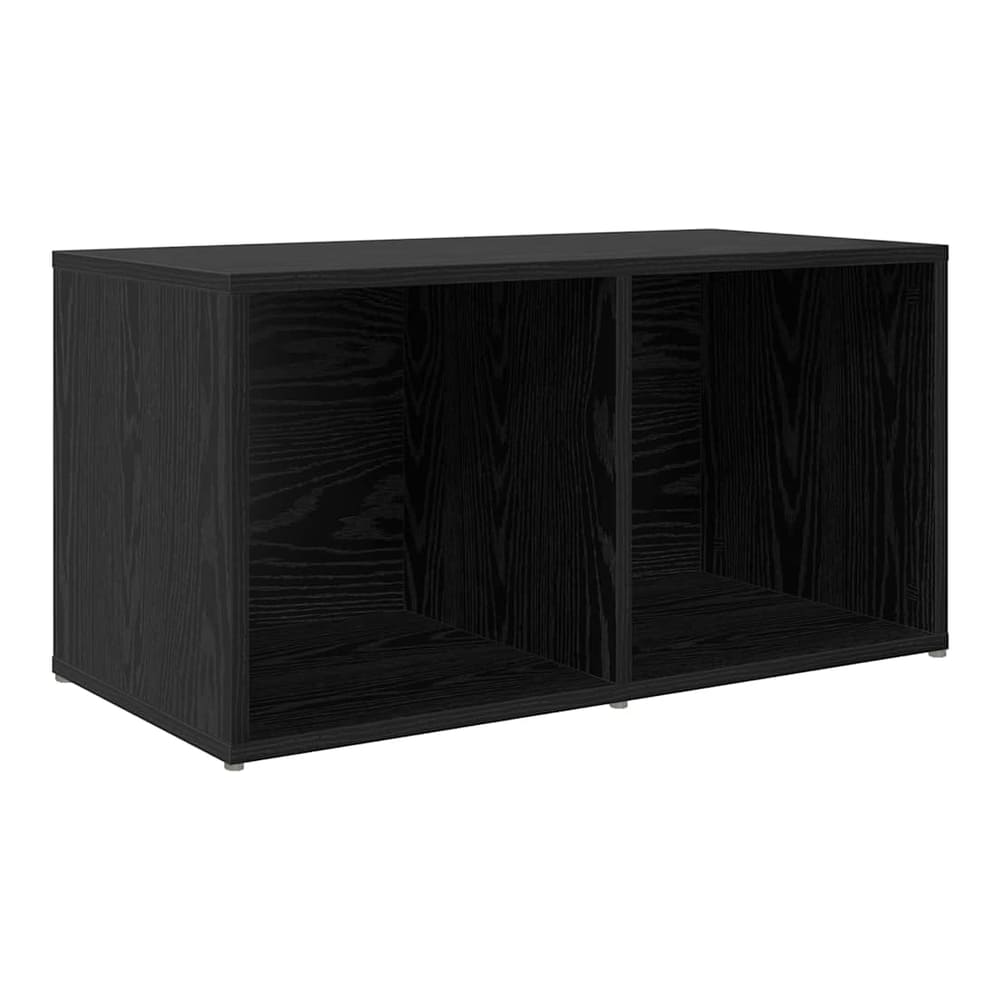 TV Cabinet Engineered Wood Black oak