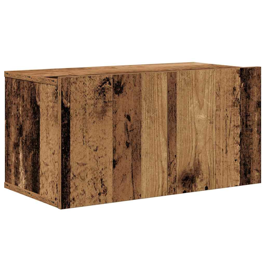 vidaXL TV Cabinet Set 2 pcs Old Wood Engineered Wood 5