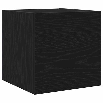 TV Cabinet Engineered Wood Black oak