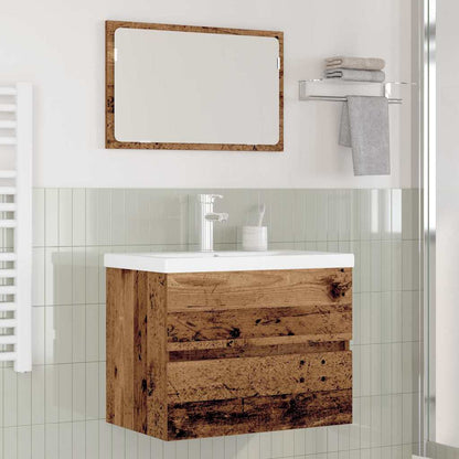 Bathroom Furniture Engineered Wood Old