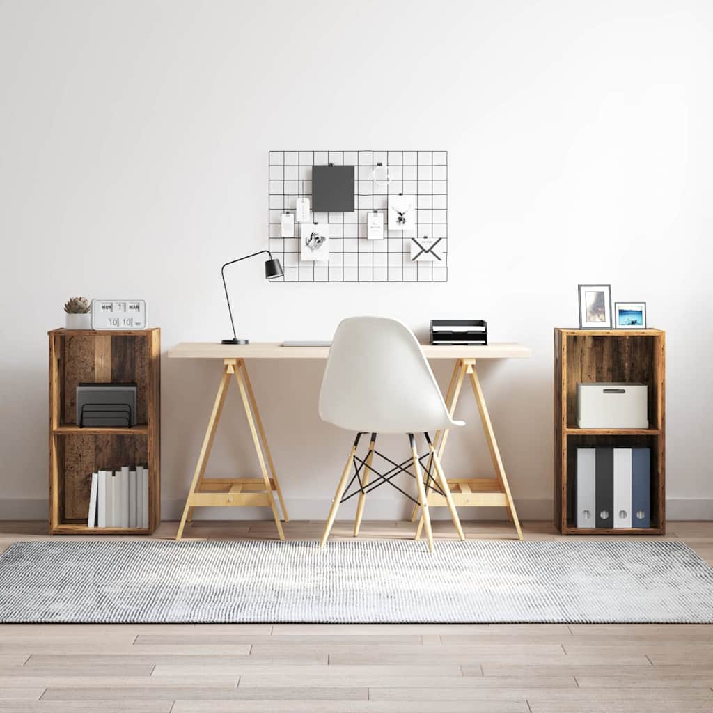 vidaXL 2 Piece TV Cabinet Set 72x35x36.5 cm Engineered Wood Width 72 cm