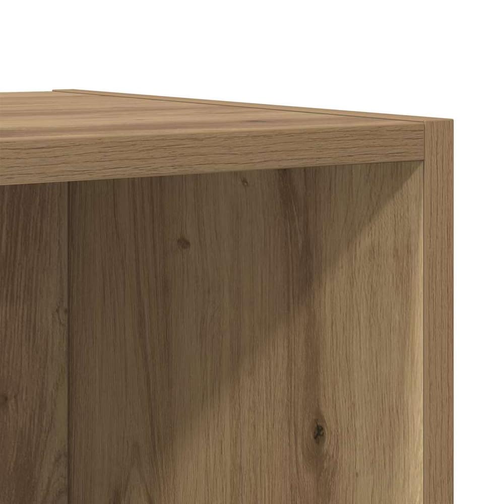 4 Piece Wall-mounted TV Cabinet Set Engineered Wood Artisan oak