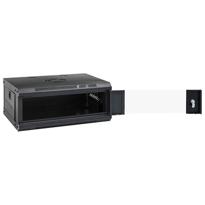 vidaXL Network Cabinet with Storage Black 53 x 45 x 21 cm Steel 2