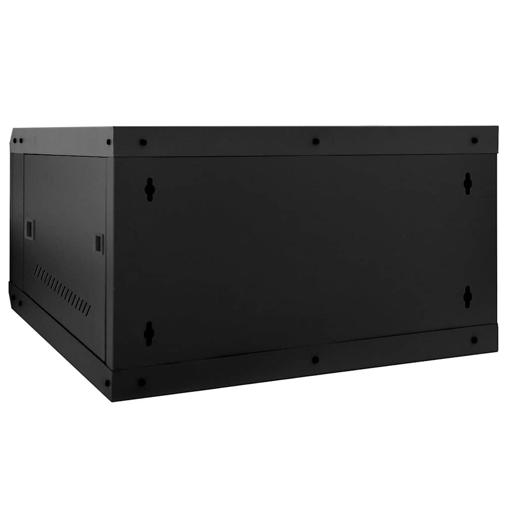 vidaXL Network Cabinet with Storage Black 53 x 60 x 30 cm Steel 5