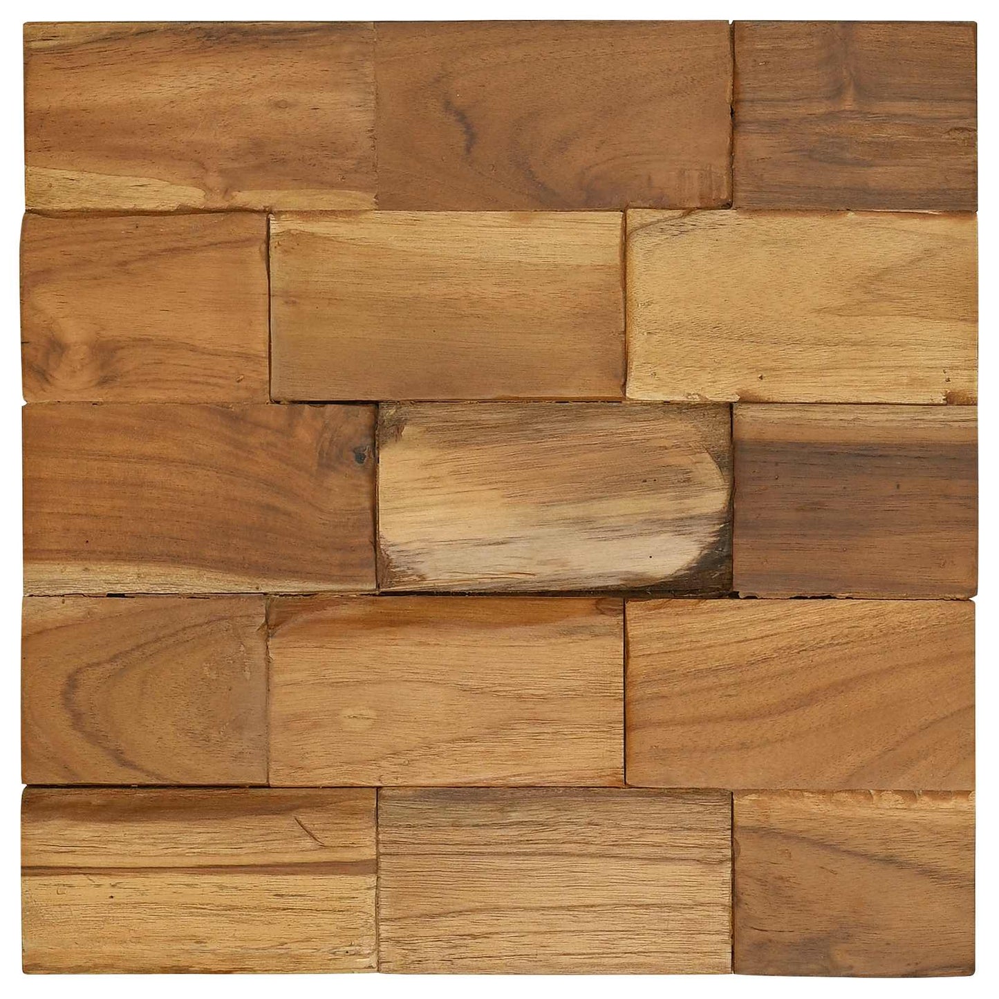 vidaXL Storage Stool Brown 40 x 40 x 45 cm Solid Teak Wood 5