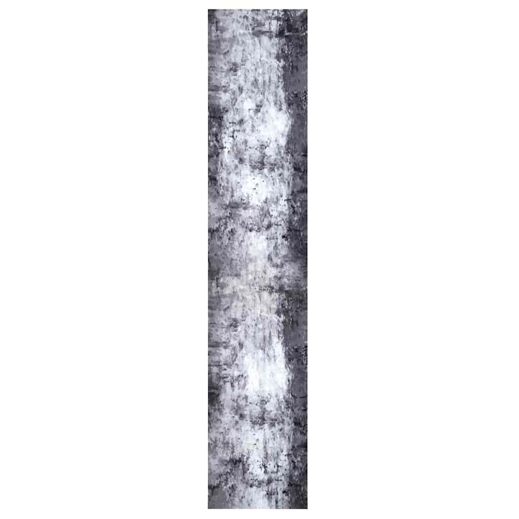vidaXL Kitchen Rug Grey 300 x 60 cm Velvet 2