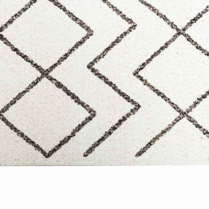 vidaXL Kitchen Rug White 300 x 60 cm Velvet 5