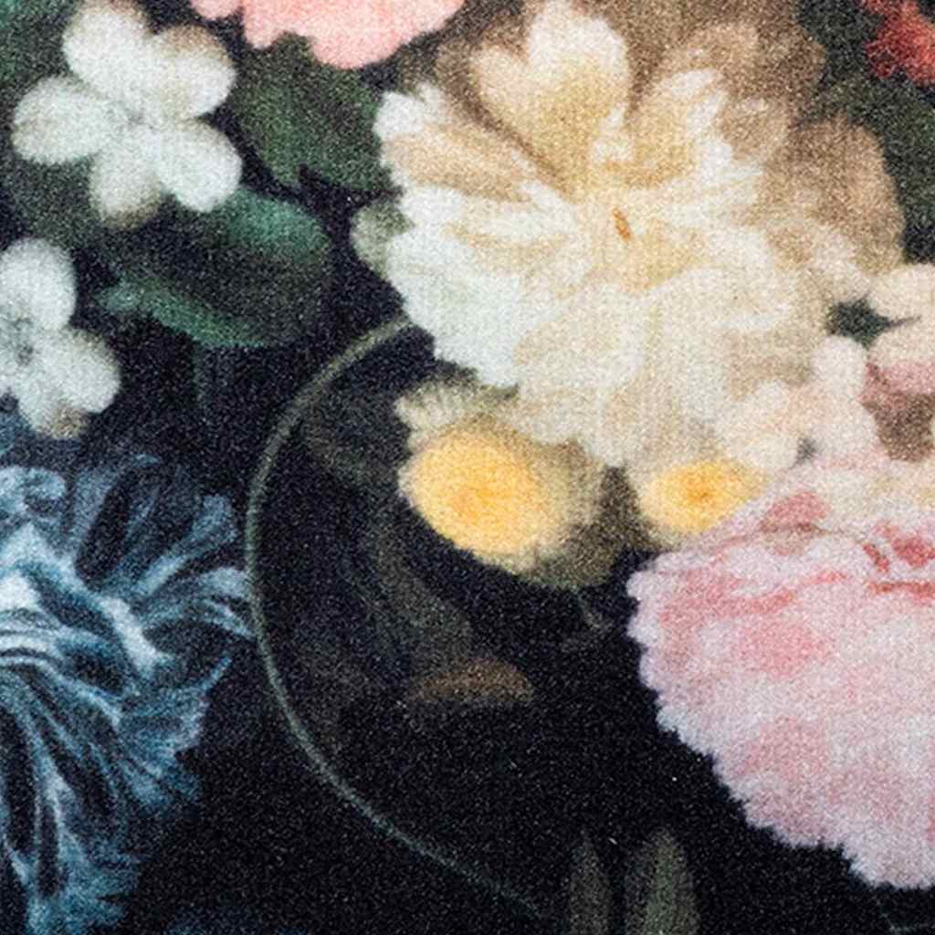 vidaXL Kitchen Rug Black 300 x 60 cm Velvet 6