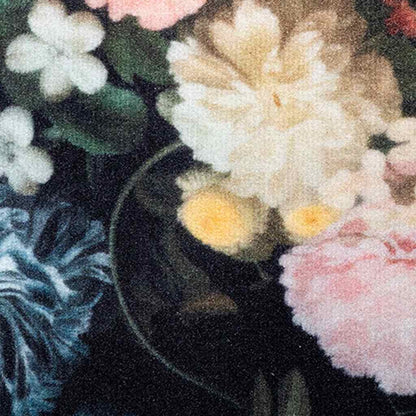 vidaXL Kitchen Rug Black 300 x 60 cm Velvet 6