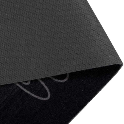 vidaXL Kitchen Rug Cutlery Black 300 x 60 cm Velvet 4