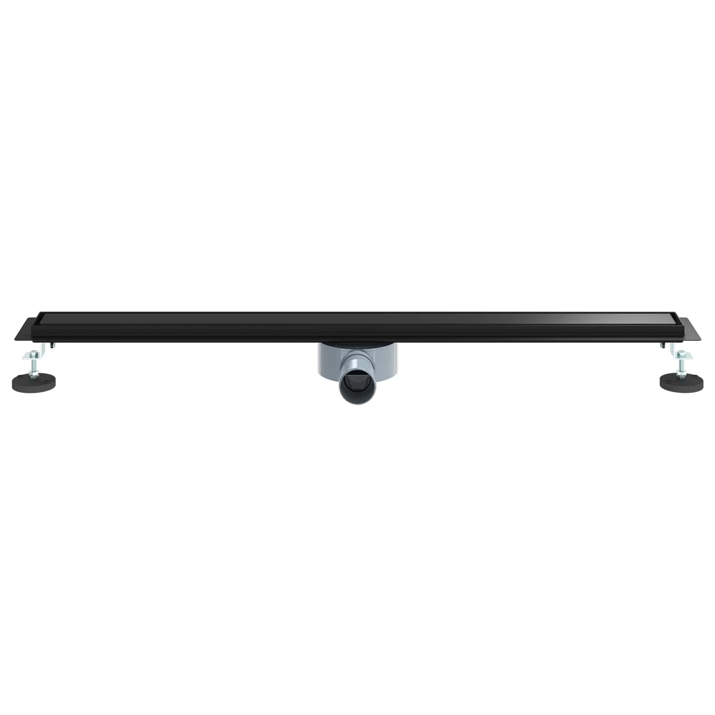 vidaXL Shower Drain 2-in-1 with 360° Siphon Black 90 cm 4