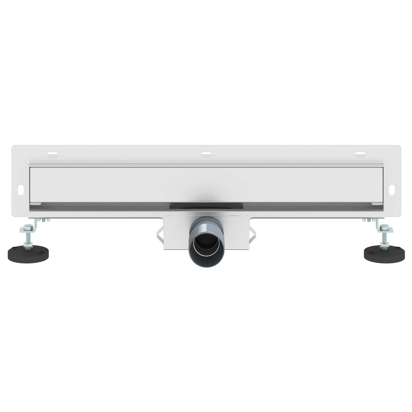 vidaXL Wall Mounted Shower Drain Silver 50 cm Stainless Steel 304 4