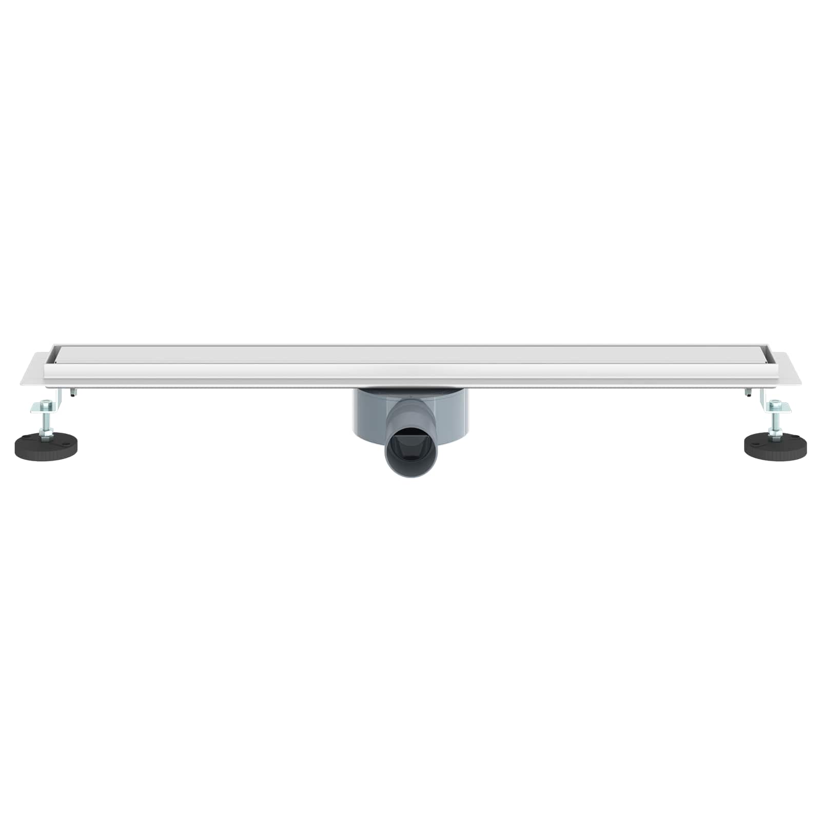 vidaXL Shower Drain 2-in-1 with 360° Siphon Silver 70 cm 4