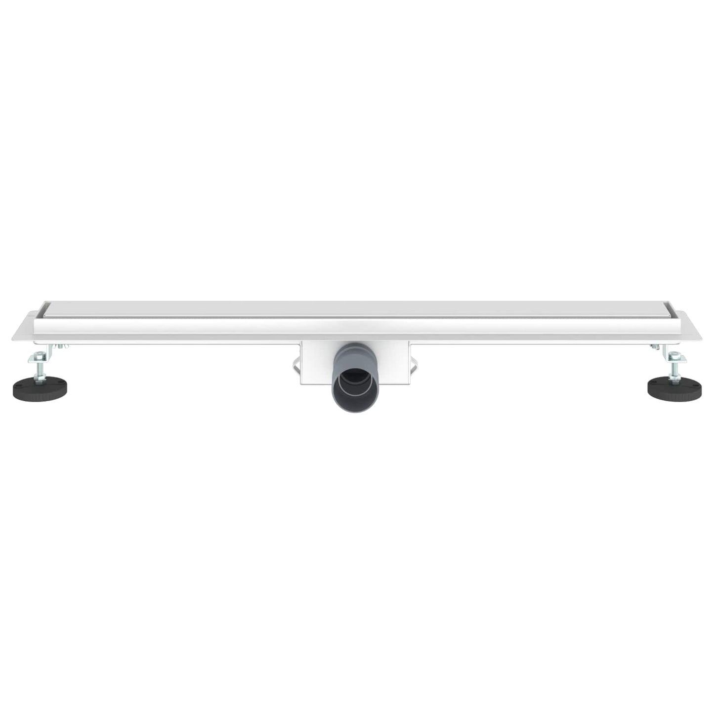 vidaXL 2 in 1 Shower Drain Silver 80 cm Stainless Steel 304 4