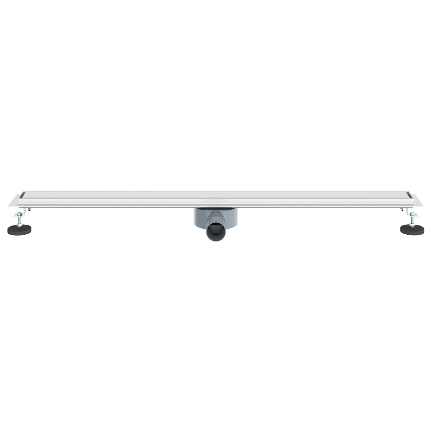vidaXL Shower Drain 2-in-1 with 360° Siphon Silver 100 cm 4