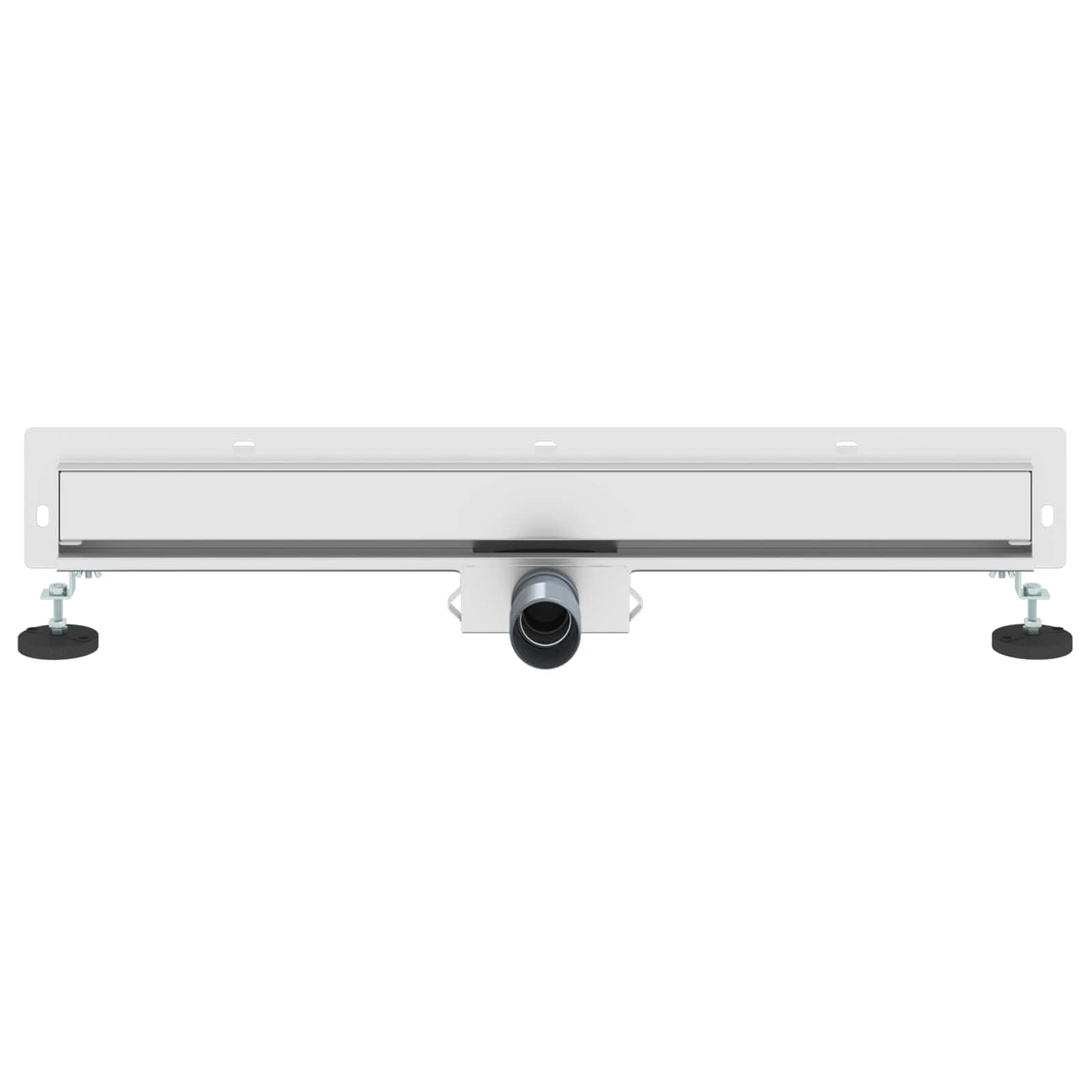 vidaXL Wall Mounted Shower Drain Silver 70 cm Stainless Steel 304 4