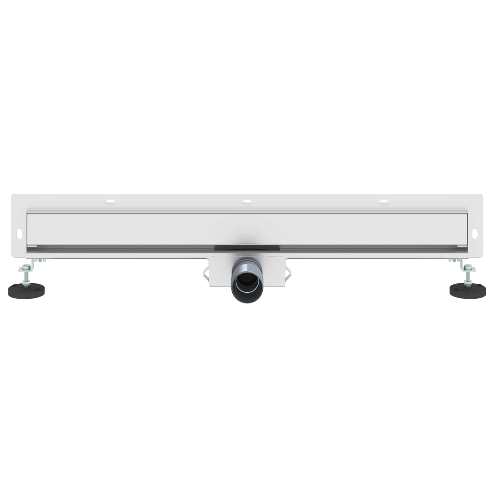 vidaXL Wall Mounted Shower Drain Silver 70 cm Stainless Steel 304 4