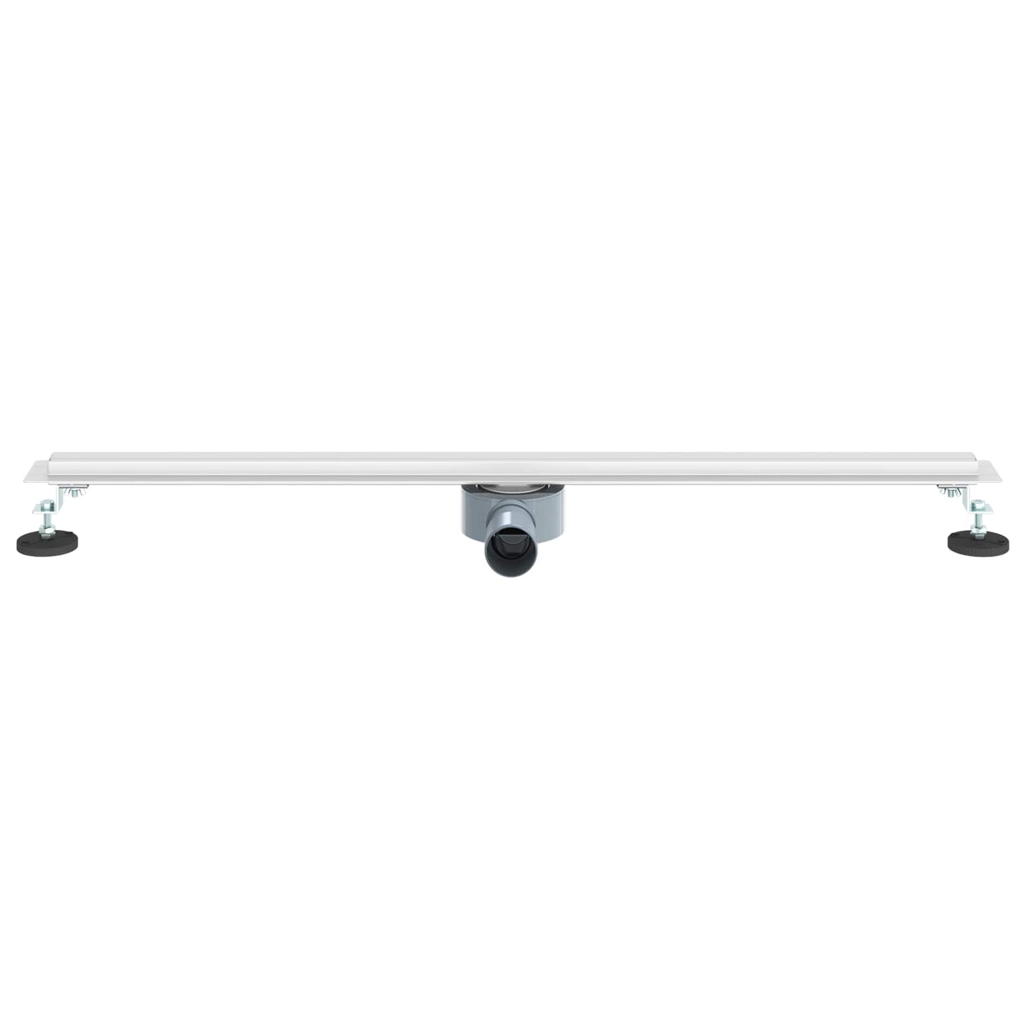 vidaXL 360° Shower Drain with Slim Model Silver 90 cm 4