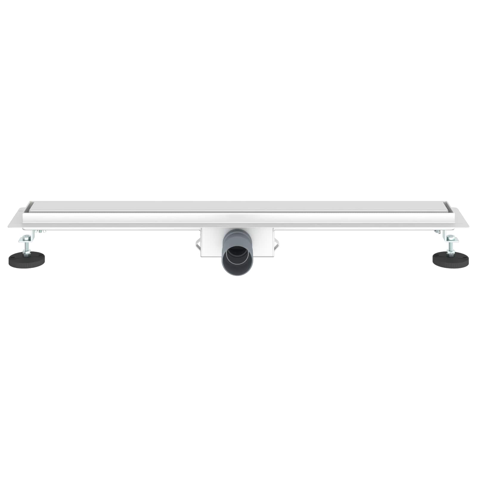 vidaXL 2 in 1 Shower Drain Silver 70 cm Stainless Steel 304 4