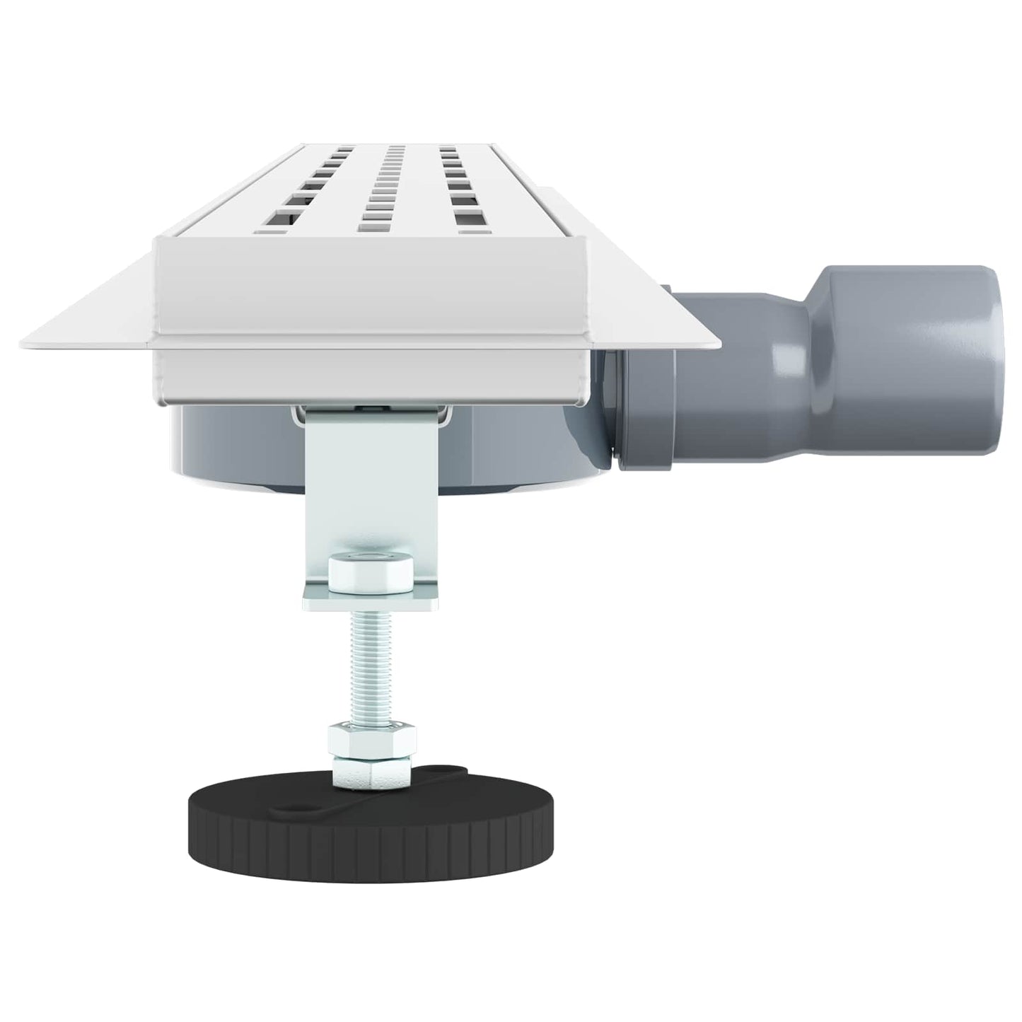 vidaXL Shower Drain Line Design with 360° Siphon Silver 90 cm 5