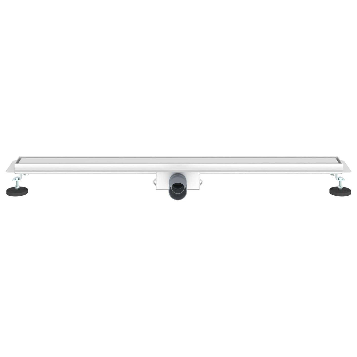 vidaXL 2 in 1 Shower Drain Silver 100 cm Stainless Steel 304 4