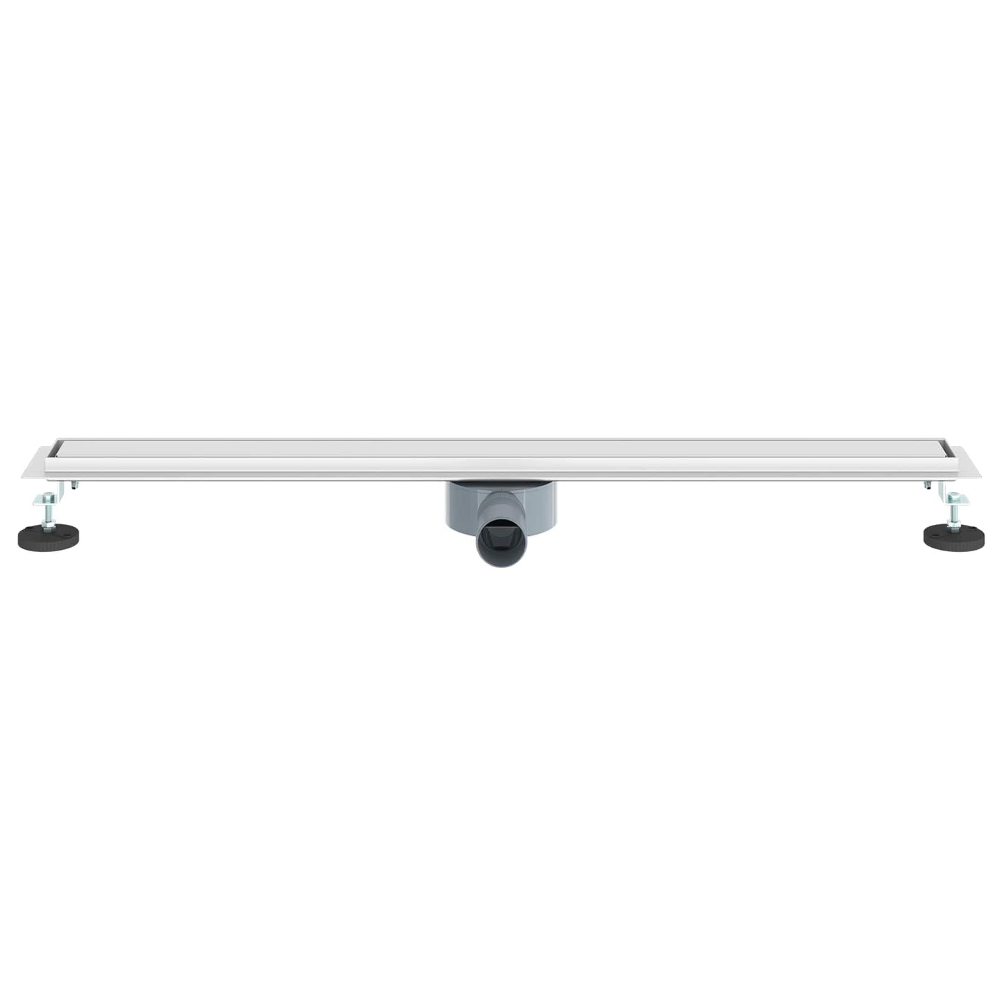 vidaXL Shower Drain 2-in-1 with 360° Siphon Silver 90 cm 4