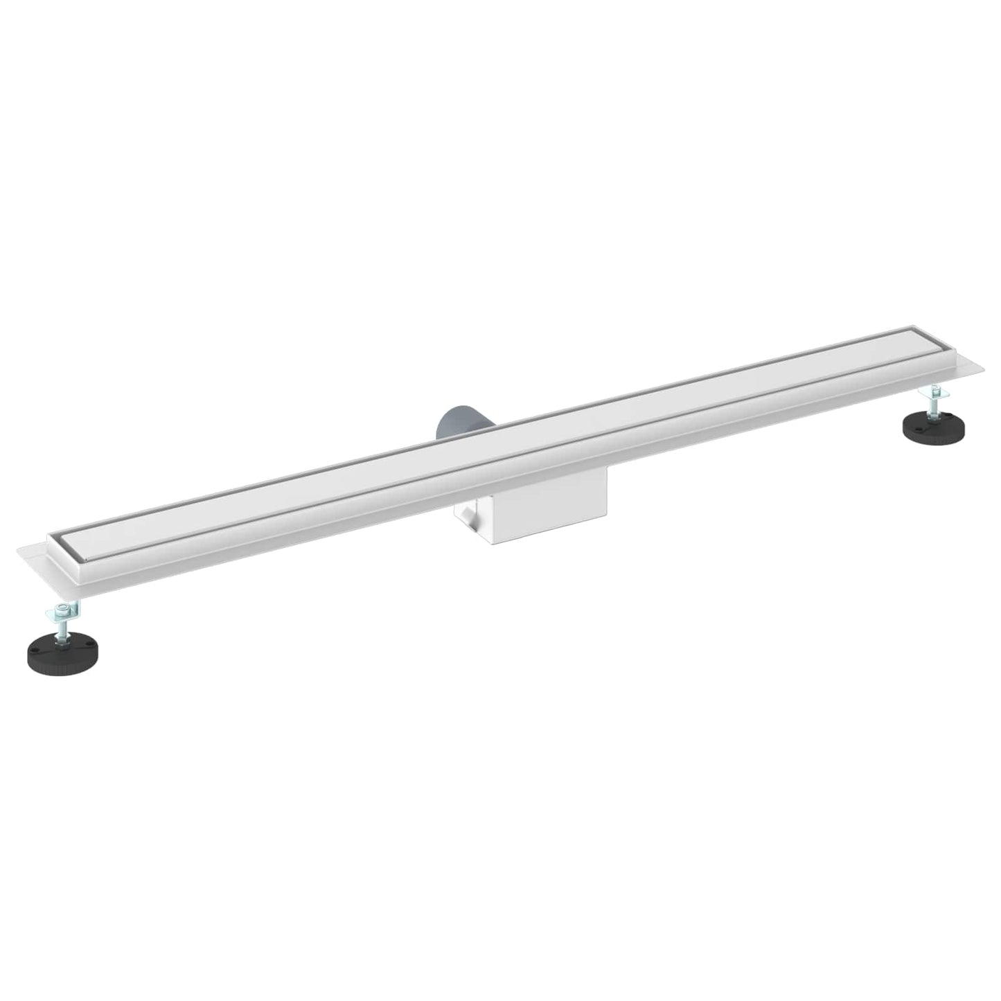 vidaXL 2 in 1 Shower Drain Silver 90 cm Stainless Steel 304 6