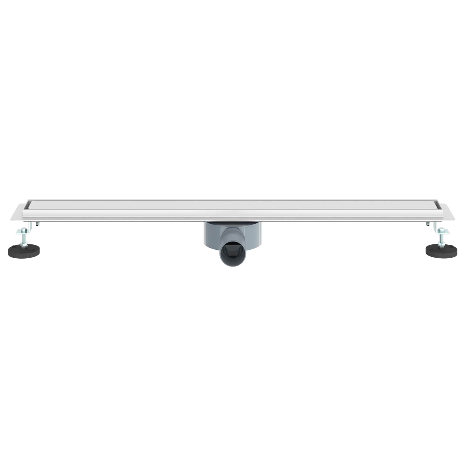 vidaXL Shower Drain 2-in-1 with 360° Siphon Silver 80 cm 4
