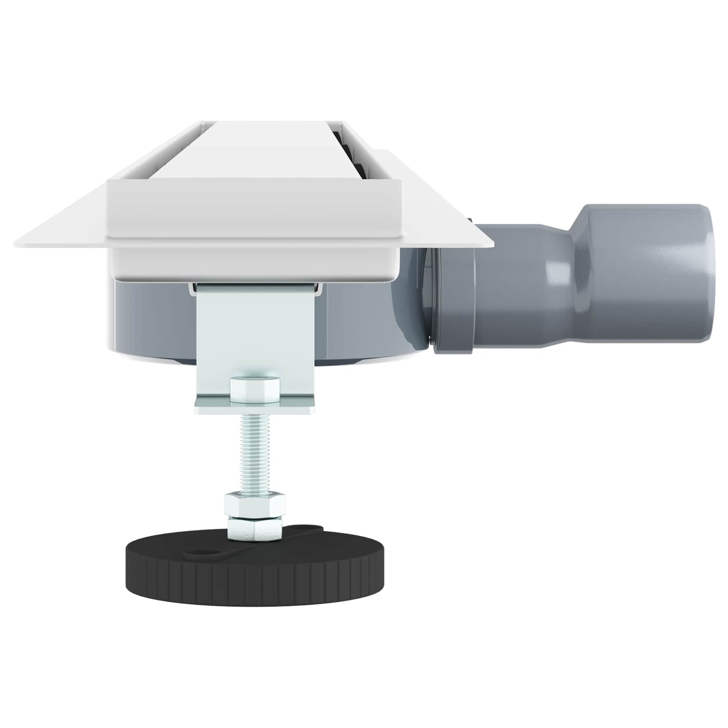 vidaXL Shower Drain 2-in-1 with 360° Siphon Silver 80 cm 5
