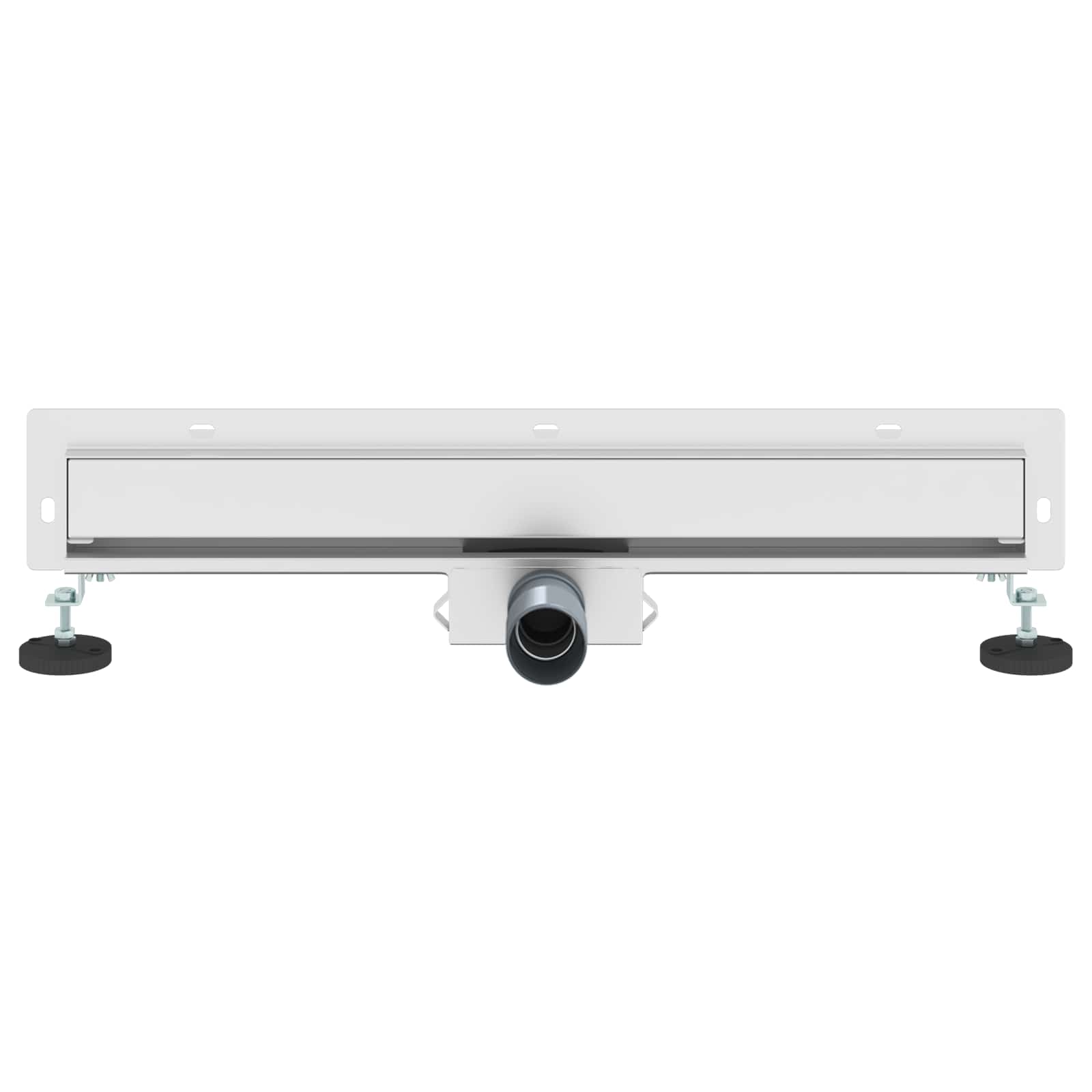 vidaXL Wall Mounted Shower Drain Silver 60 cm Stainless Steel 304 4
