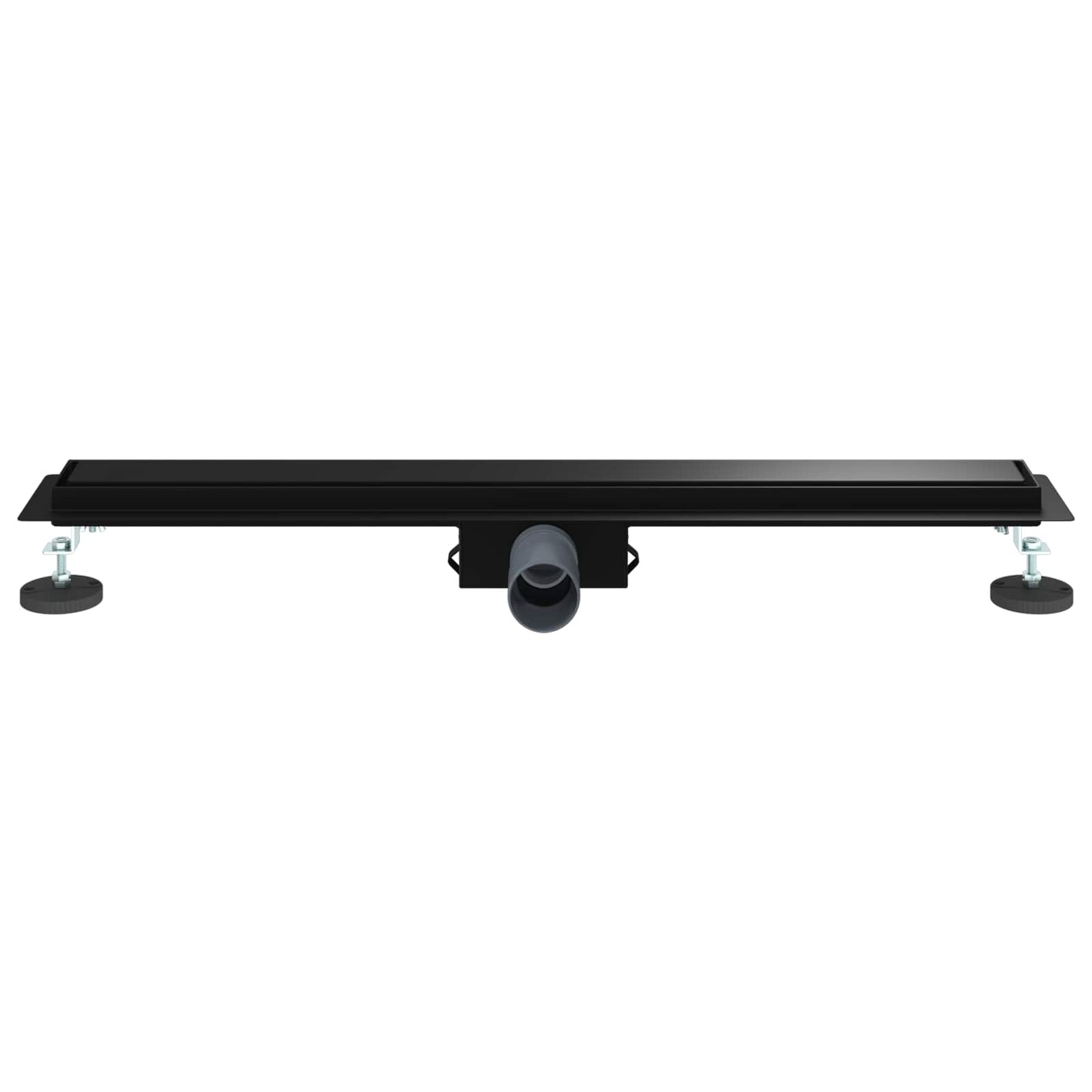 vidaXL 2 in 1 Shower Drain Black 80 cm Stainless Steel 304 4