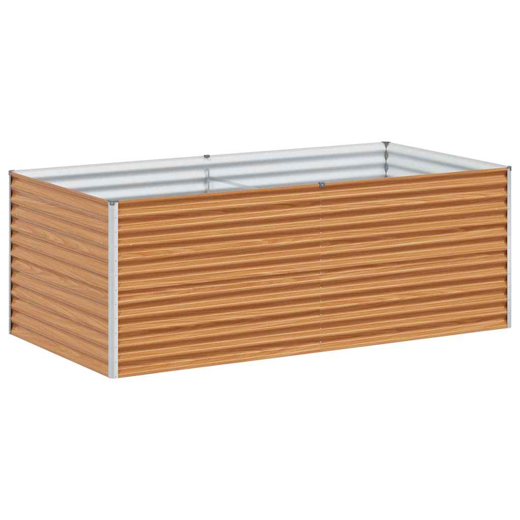 vidaXL Garden Raised Bed Light Brown 195 x 100 x 68 cm 2