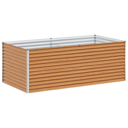 vidaXL Garden Raised Bed Light Brown 195 x 100 x 68 cm 2