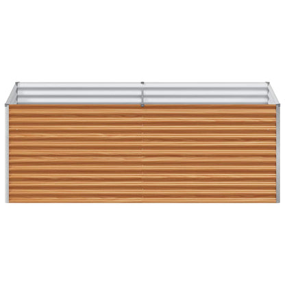 vidaXL Garden Raised Bed Light Brown 195 x 100 x 68 cm 5
