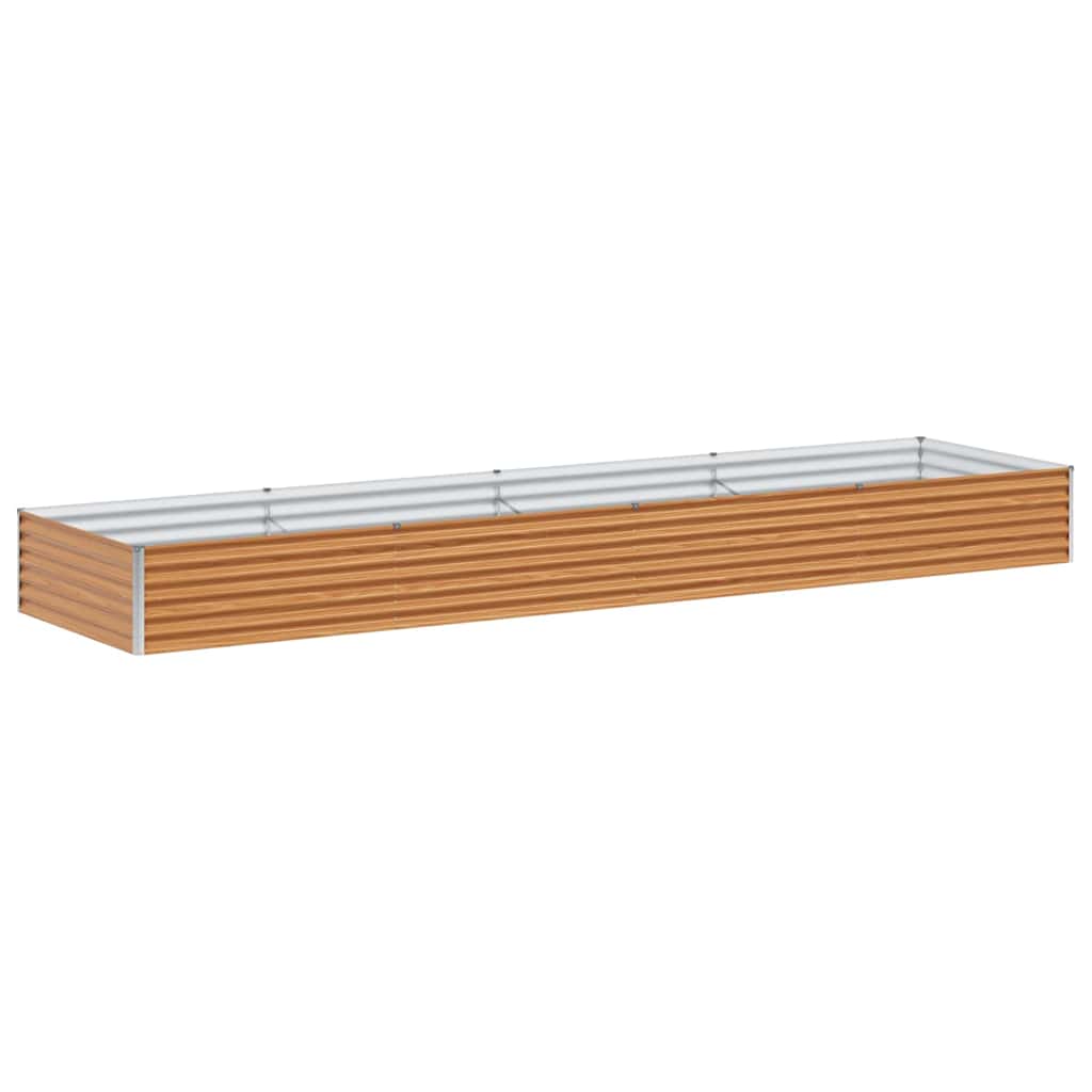 vidaXL Garden Raised Bed Light Brown 390 x 100 x 36 cm 2