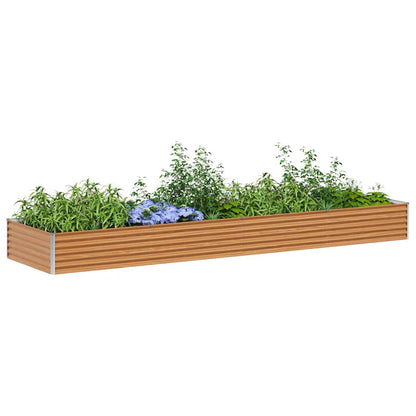 vidaXL Garden Raised Bed Light Brown 390 x 100 x 36 cm 3