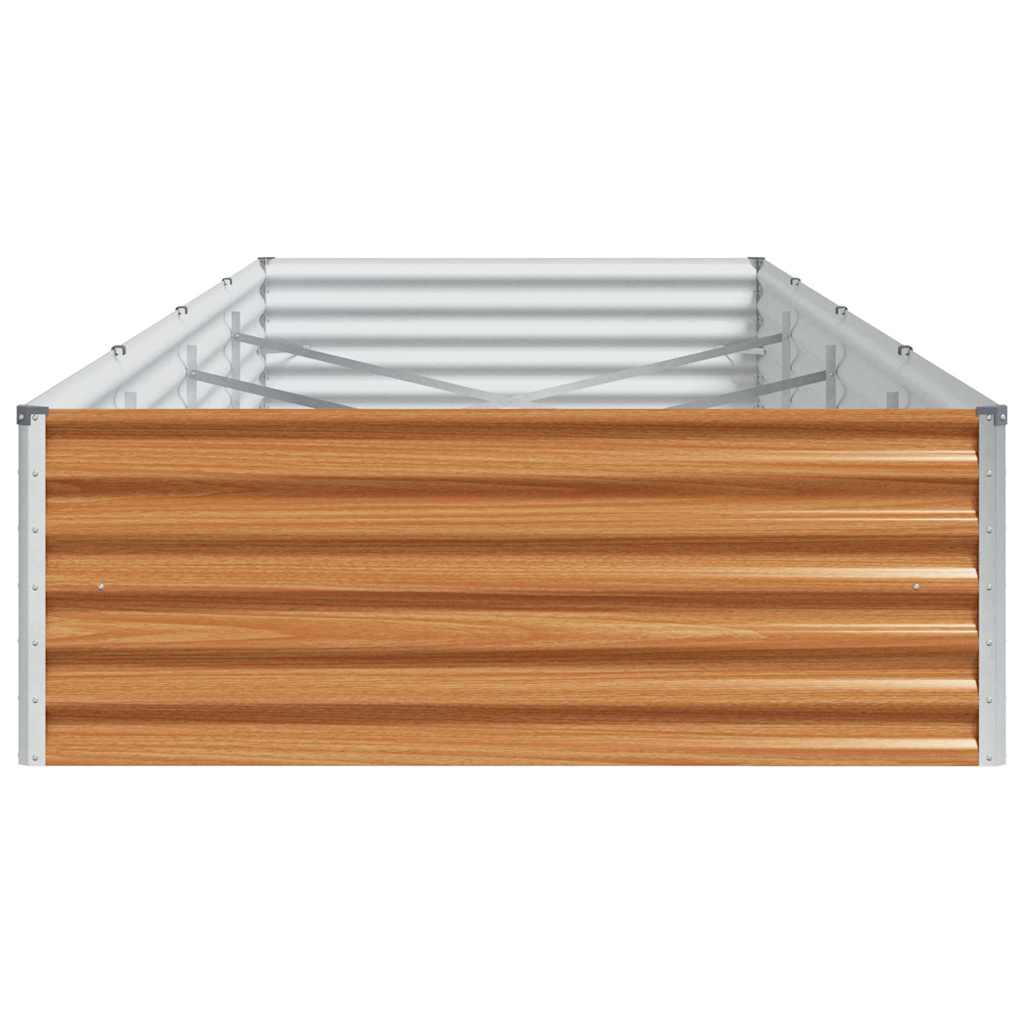 vidaXL Garden Raised Bed Light Brown 390 x 100 x 36 cm 6