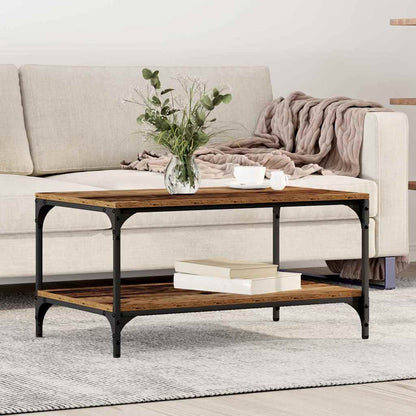 vidaXL Coffee Table Old Wood 80 x 50 x 40 cm Engineered Wood 1