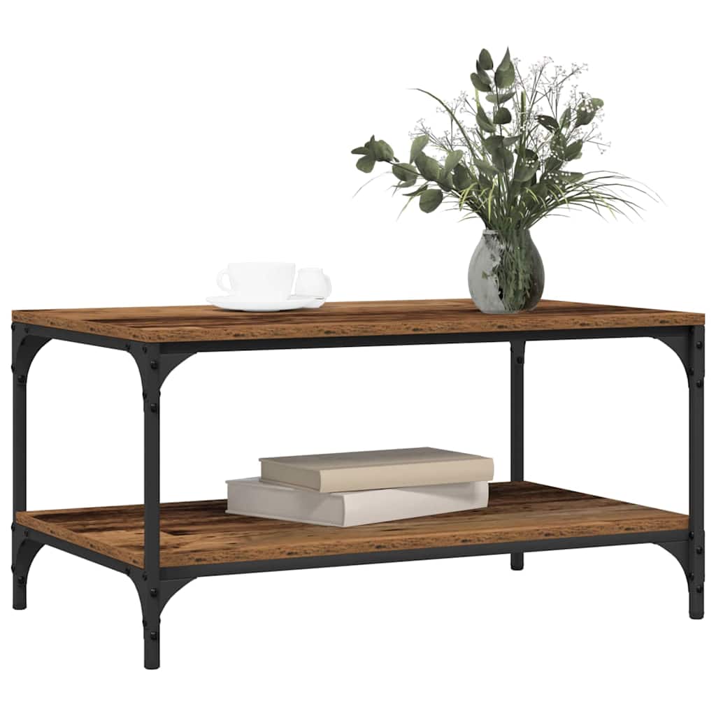 vidaXL Coffee Table Old Wood 80 x 50 x 40 cm Engineered Wood 3