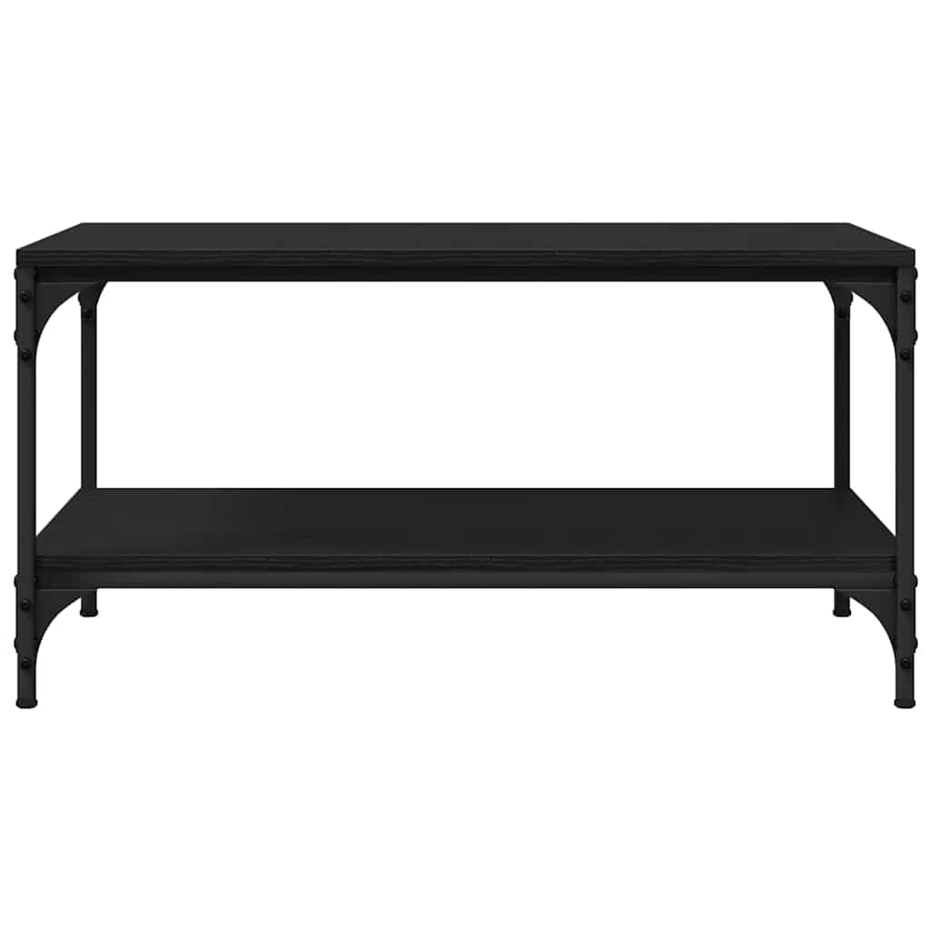 vidaXL Coffee Table Black Oak 82 x 50 x 40 cm Engineered Wood 5