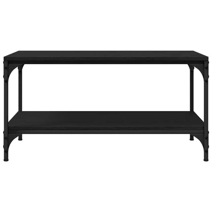 vidaXL Coffee Table Black Oak 82 x 50 x 40 cm Engineered Wood 5