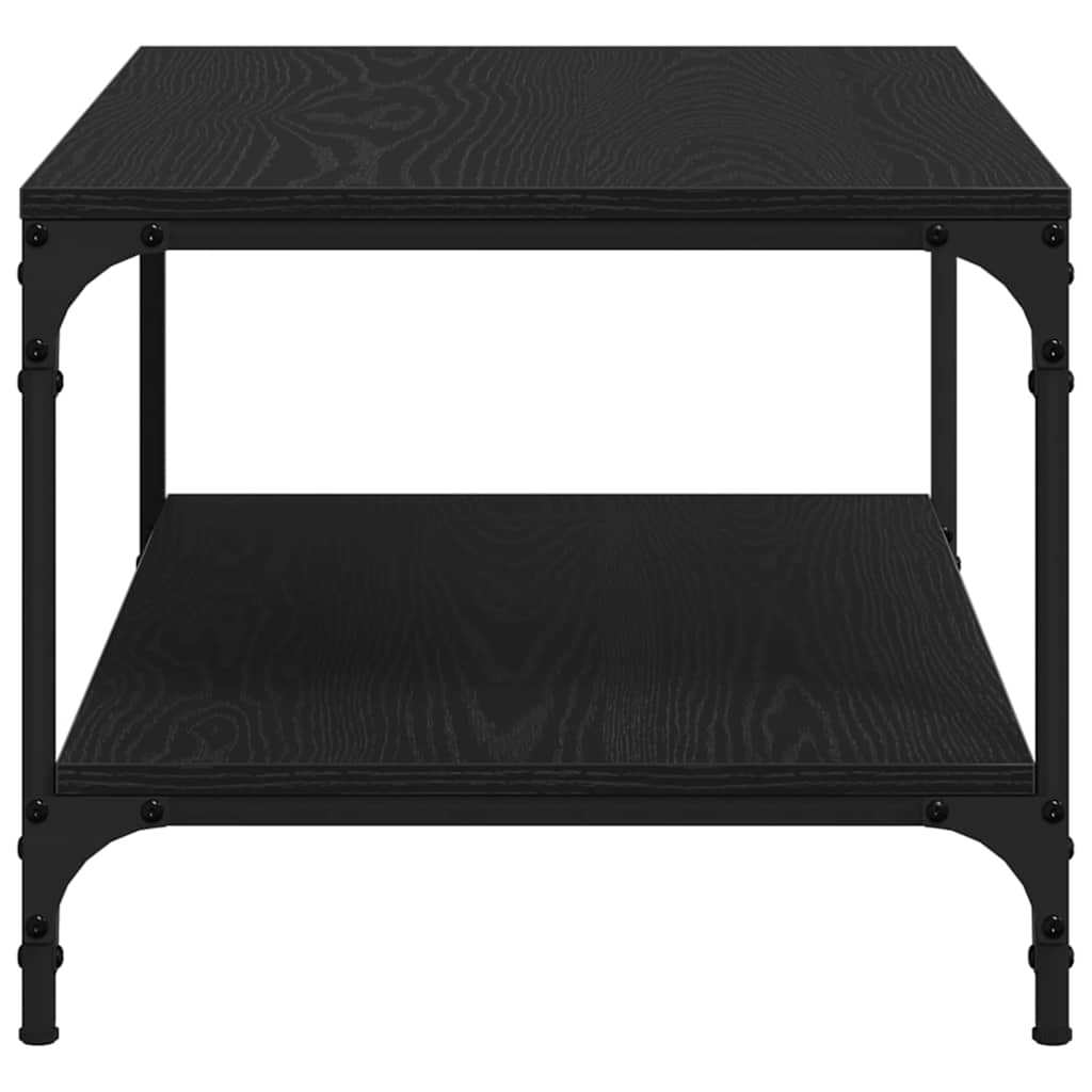 vidaXL Coffee Table Black Oak 82 x 50 x 40 cm Engineered Wood 6