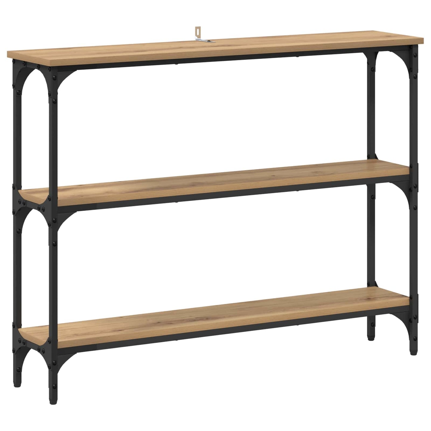 vidaXL Console Table Artisan Oak 100 x 22.5 x 75 cm Engineered Wood 2