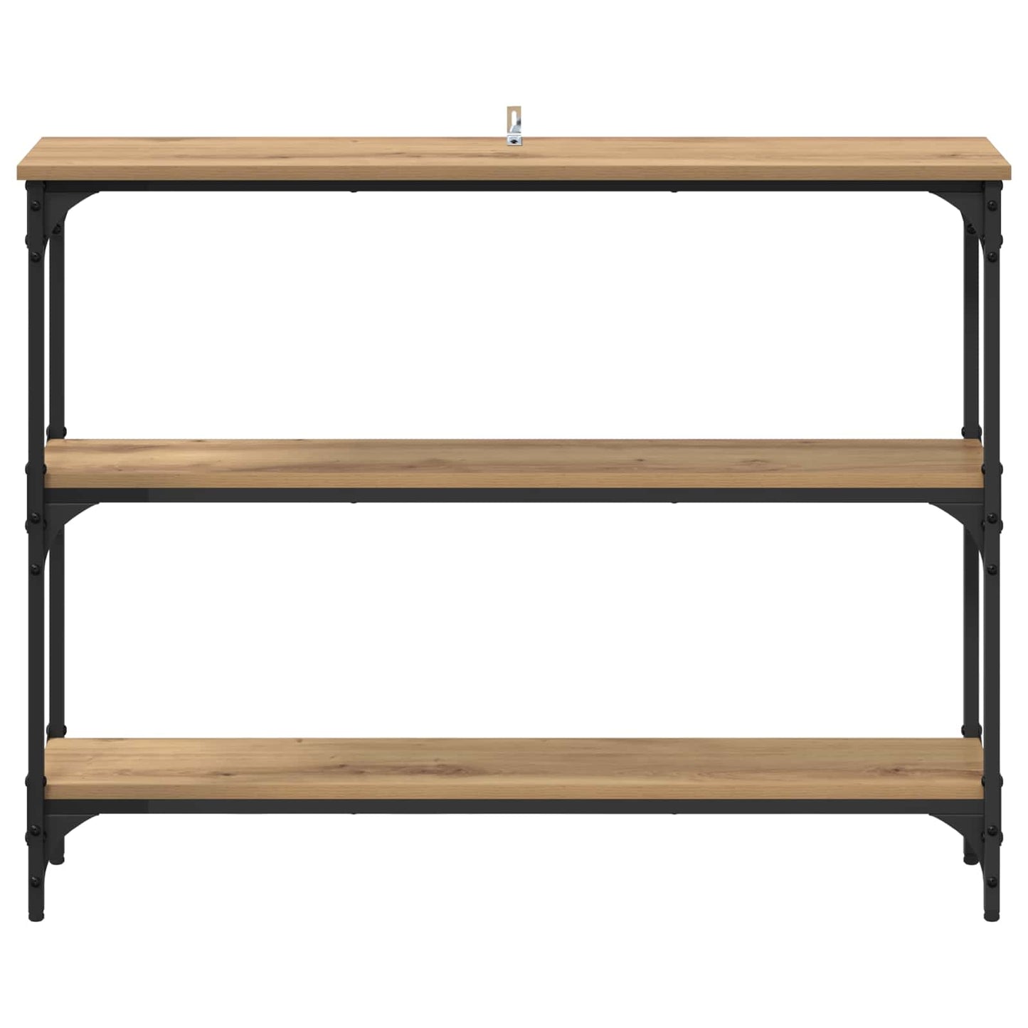 vidaXL Console Table Artisan Oak 100 x 22.5 x 75 cm Engineered Wood 5