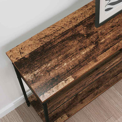 vidaXL Console Table Old wood 100 x 29 x 75 cm Engineered wood 4