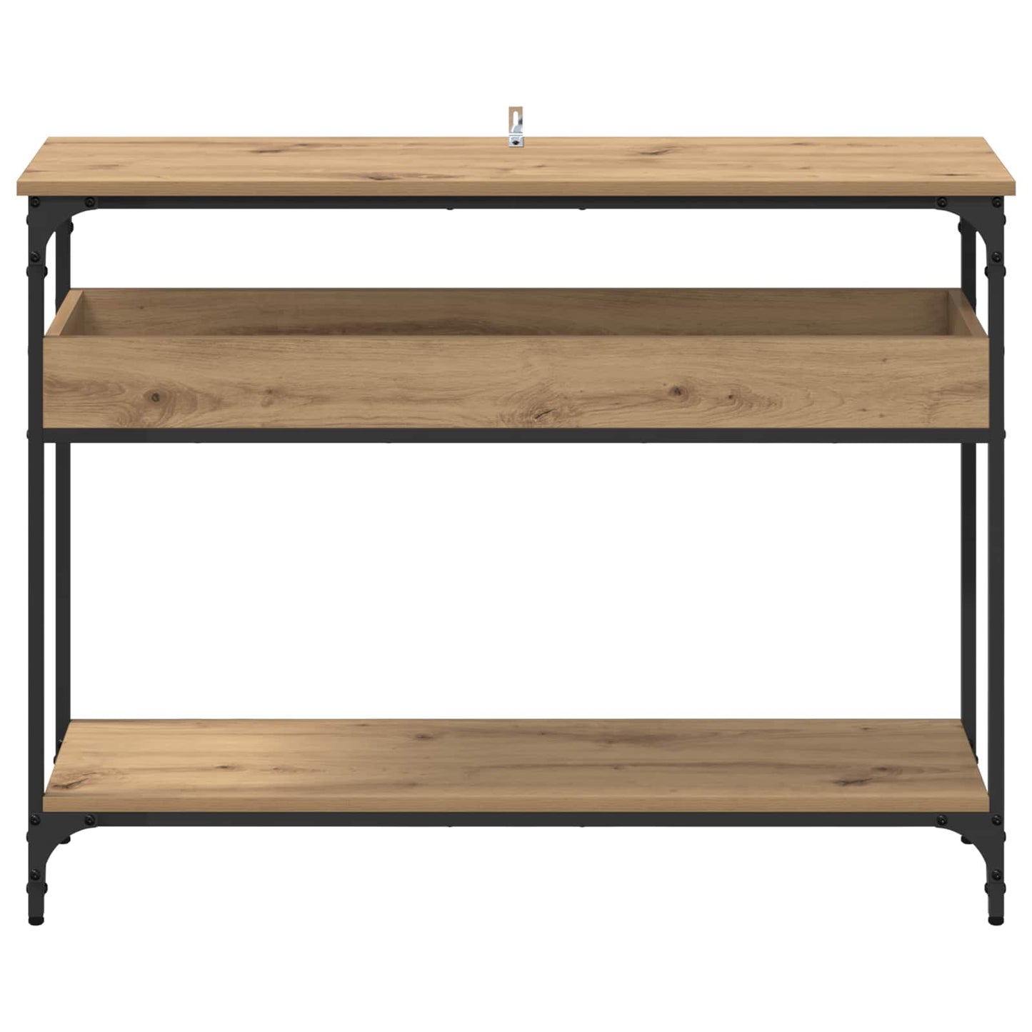 vidaXL Console Table Artisan oak 100 x 29 x 75 cm Engineered wood 5